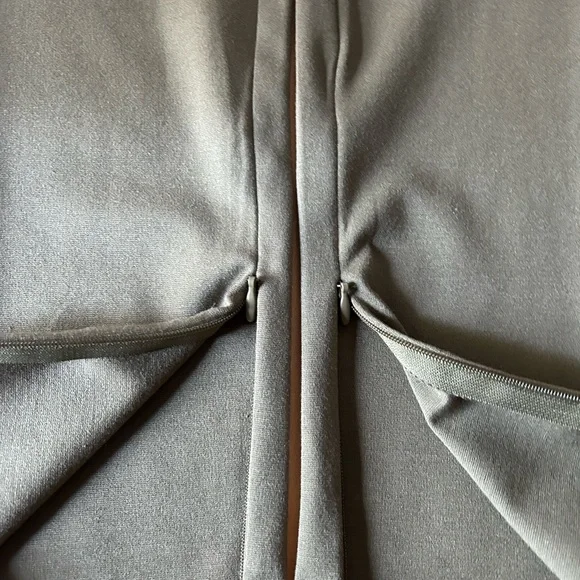 Fabletics Ponte Skinny Zip-Split High Rise Pants - Picture 6 of 7